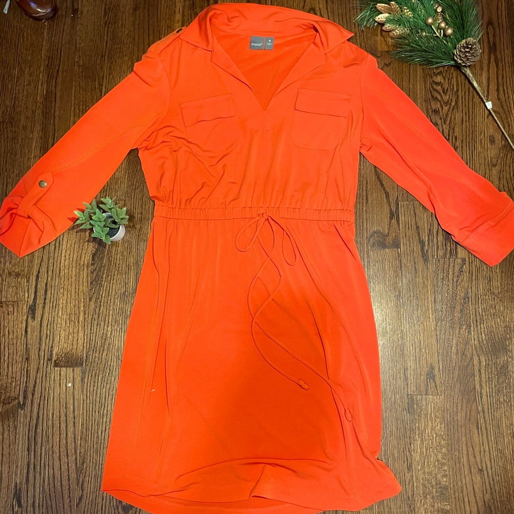 Orange dress